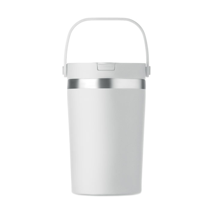 Bicchiere doppio strato 350 ml Bianco item picture 1