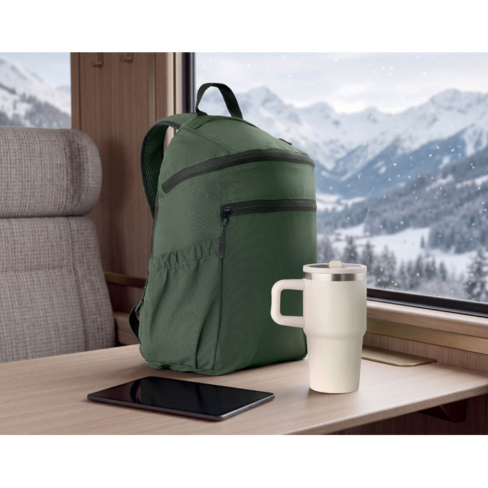 Zaino in nylon Ripstop 10L Verde Scuro item ambiant picture