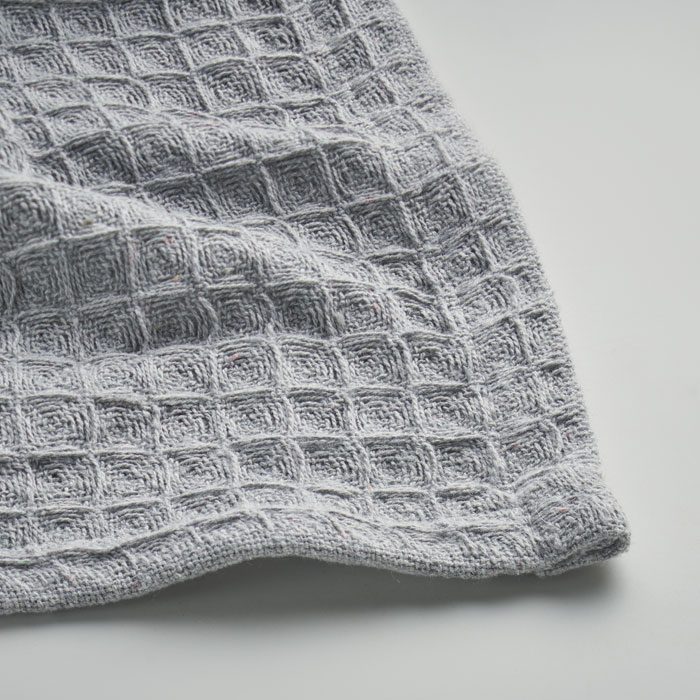 Cotton wafle blanket 350 gr/m² Grigio item detail picture