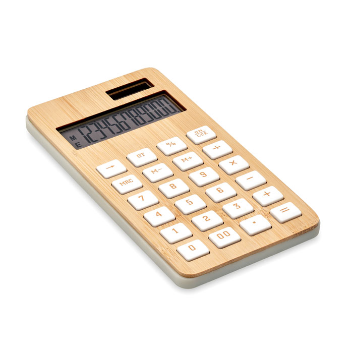 Calcolatrice in bamboo Legno item picture top