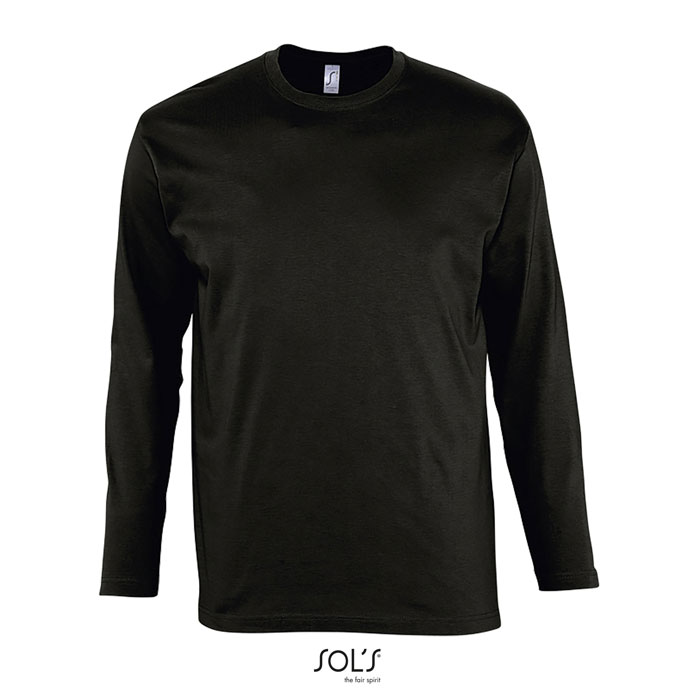 MONARCH UOMO T-SHIRT 150g deep black item picture front