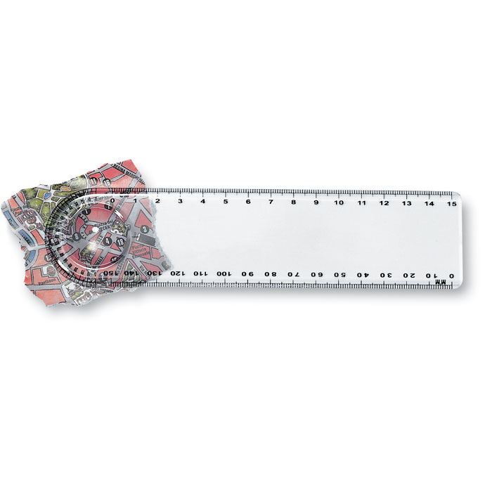 Ruler with magnifier Trasparente item picture front