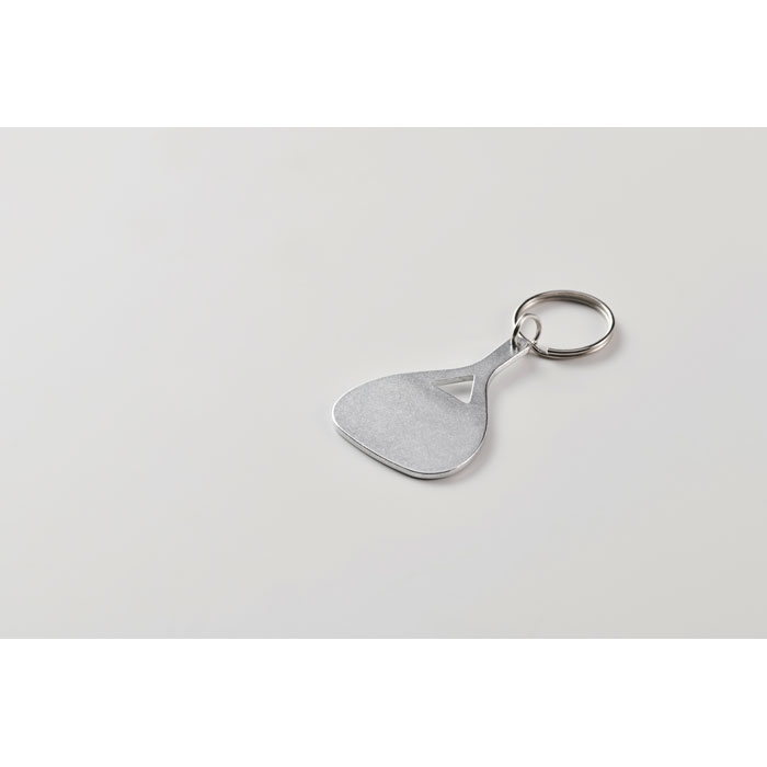 Aluminium key ring Argento Opaco item detail picture