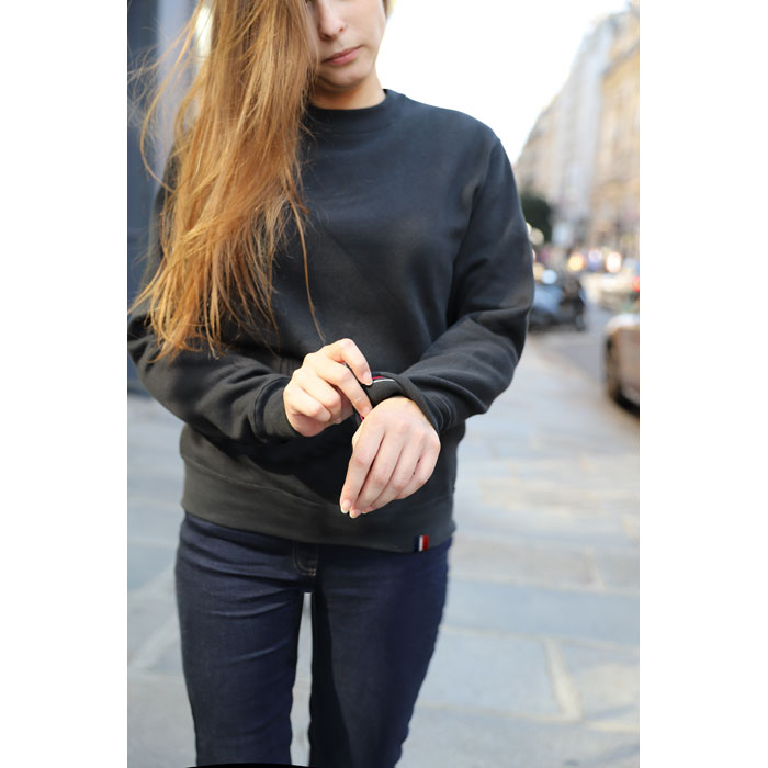 ALIX SWEAT FRANCE Nero Profondo item picture 1