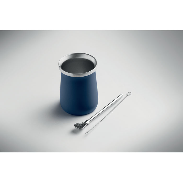Tazza da tè Yerba mate Francese Navy item detail picture