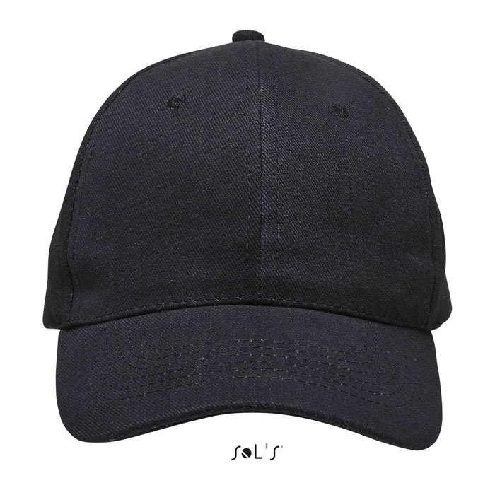 BUFFALO SIX PANEL CAP Grigio Carbone item picture front