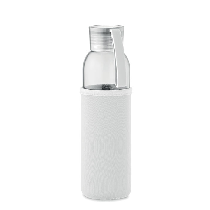 Recycled glass bottle 500 ml Beige item picture front