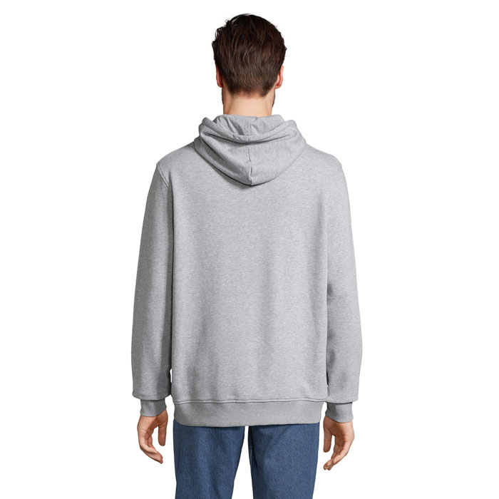CALIPSO FULL ZIP HOODIE Grigio Melange 2 item picture back