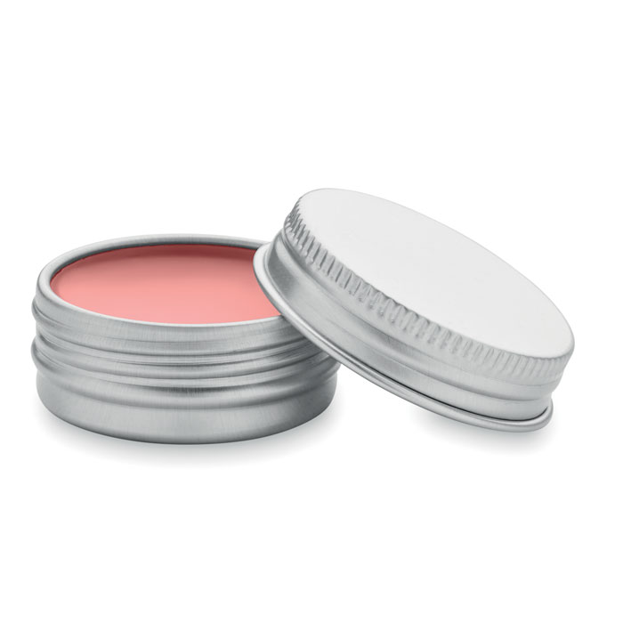 Vegan lip balm in round tin Rosa Baby item picture side