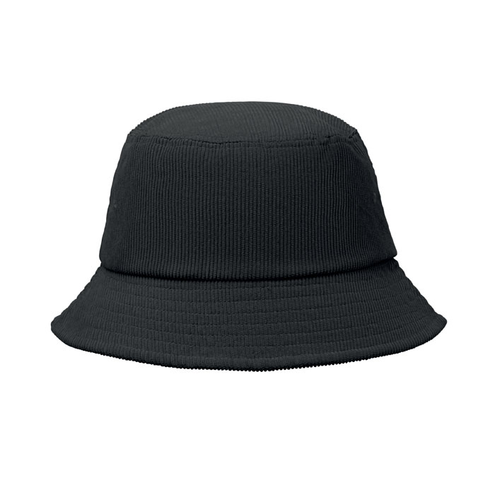Corduroy bucket hat Nero item picture front