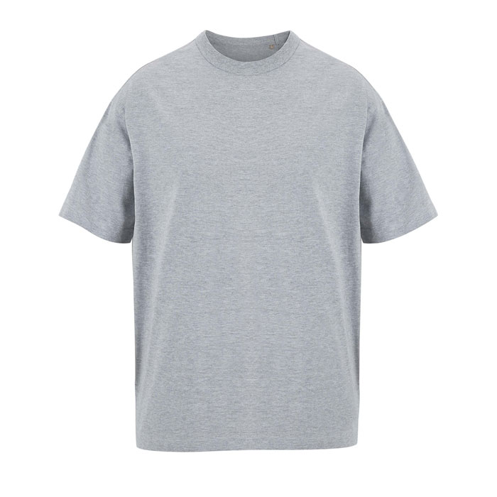 BOXY MEN OVERSIZED T-SHIRT Grigio Chiaro Melange item picture front