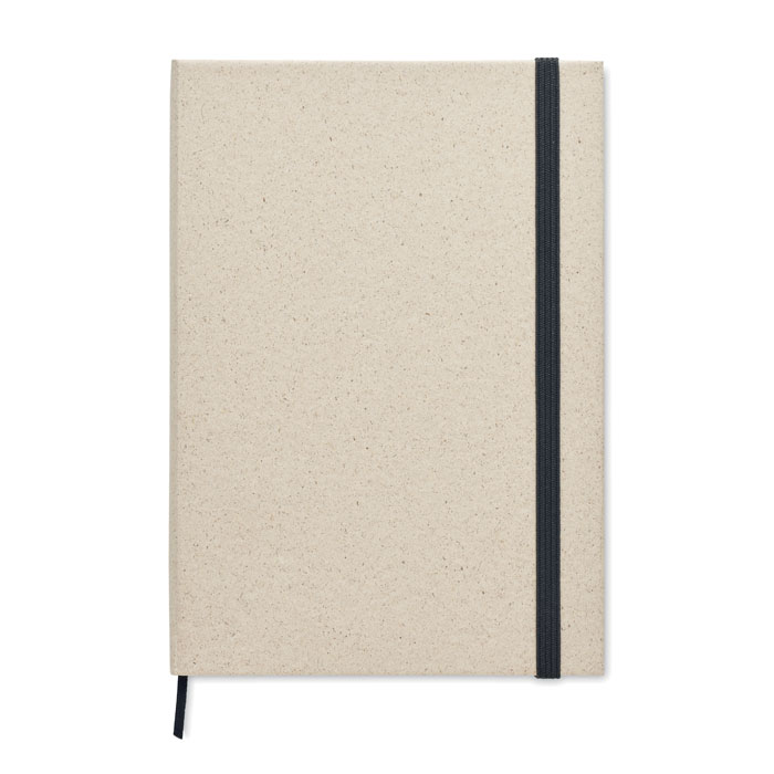 Quaderno in carta di erba beige item picture front