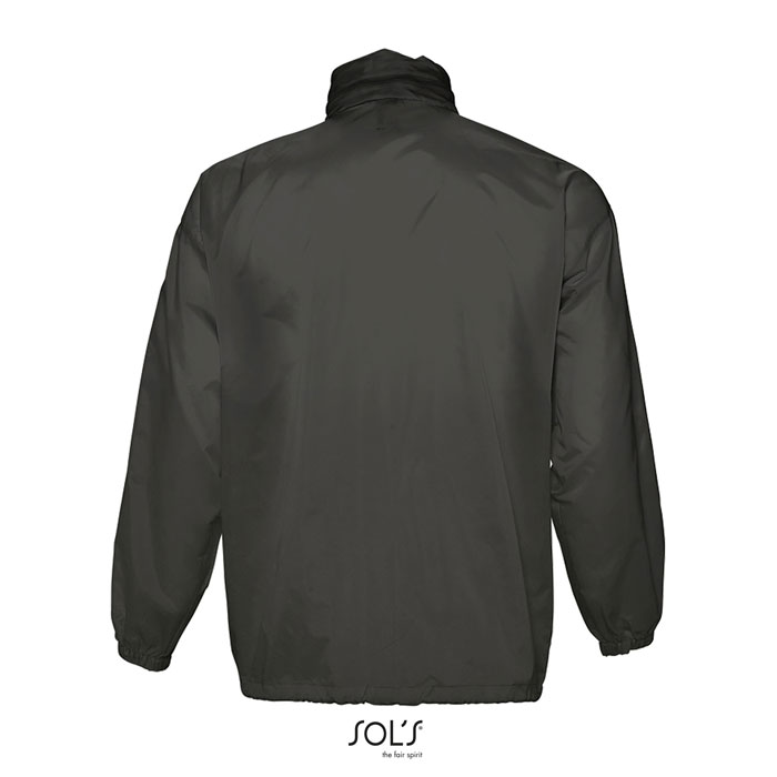 Giacca a vento SURF Unisex Nero / Nero Opaco item picture back
