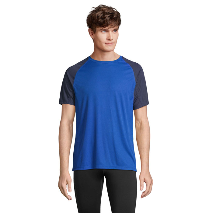 VORTEX RAGLAN T-SHIRT French Navy/Royal Blue item picture front