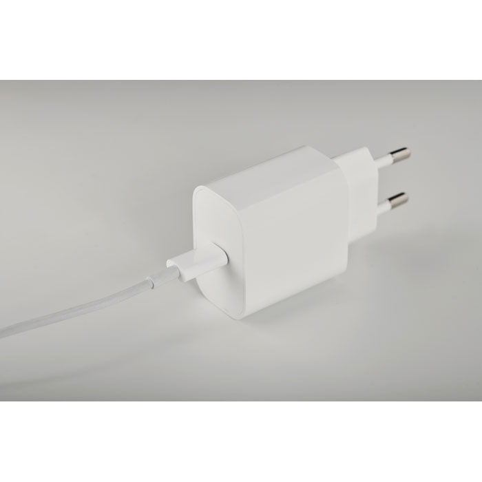 20W 2 port USB charger EU plug Bianco item detail picture