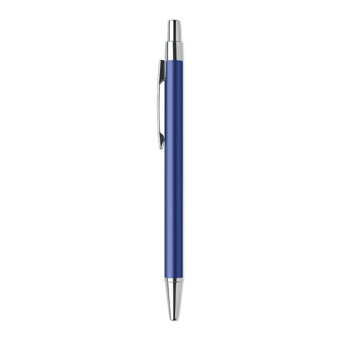 Recycled aluminium ball pen Blu Royal item picture top