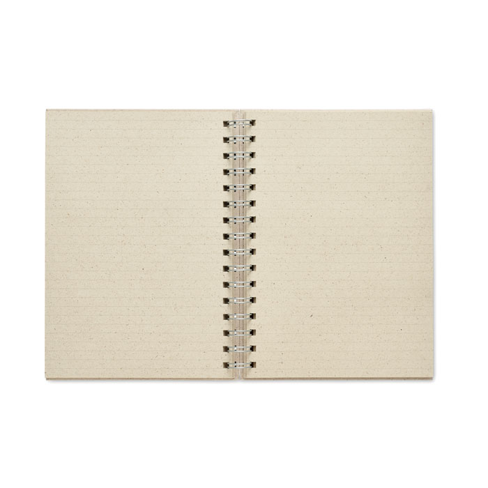 Quaderno ad anelli A5 beige item picture back