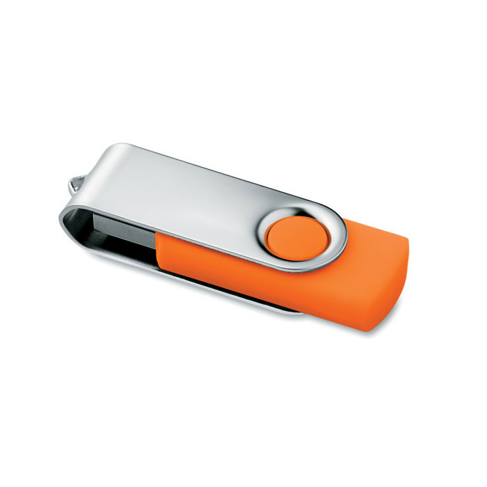 Techmate. USB flash 8GB orange item picture front