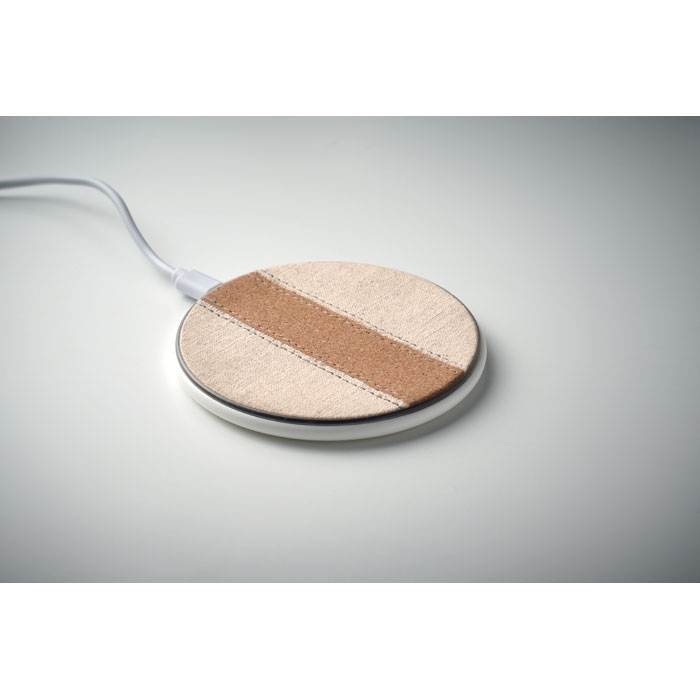 Cork wireless charger 15W Bianco item picture open