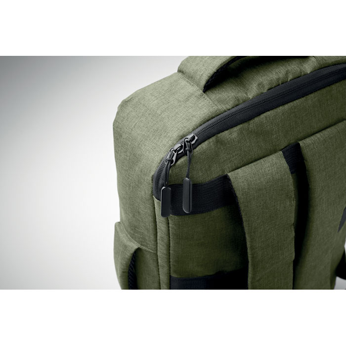 Zaino sottile per laptop Verde Militare item picture 2