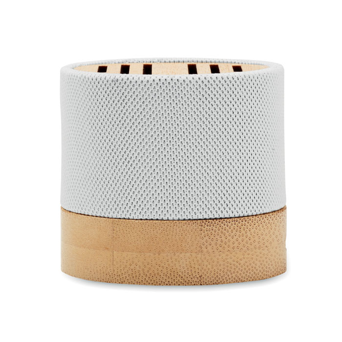 Speaker wireless Bamboo RPET Bianco item picture top