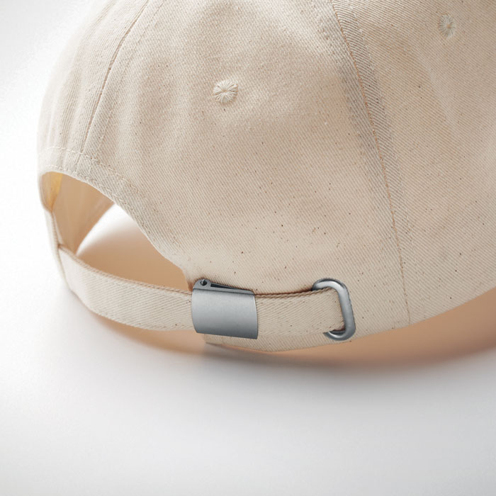 Organic cotton baseball cap Beige item detail picture