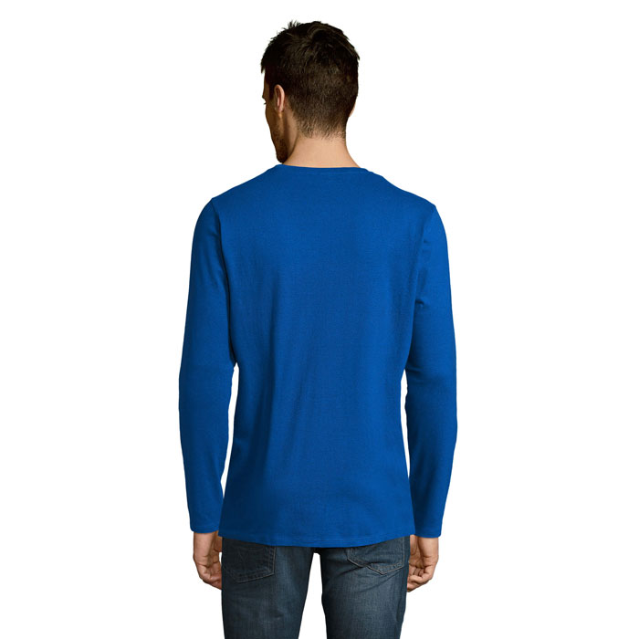 IMPERIAL LSL MEN T-Shirt190 Blu Royal item picture back