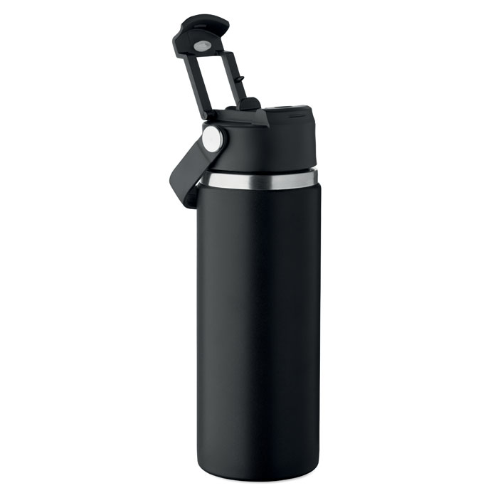 Double wall bottle 500 ml Nero item picture back