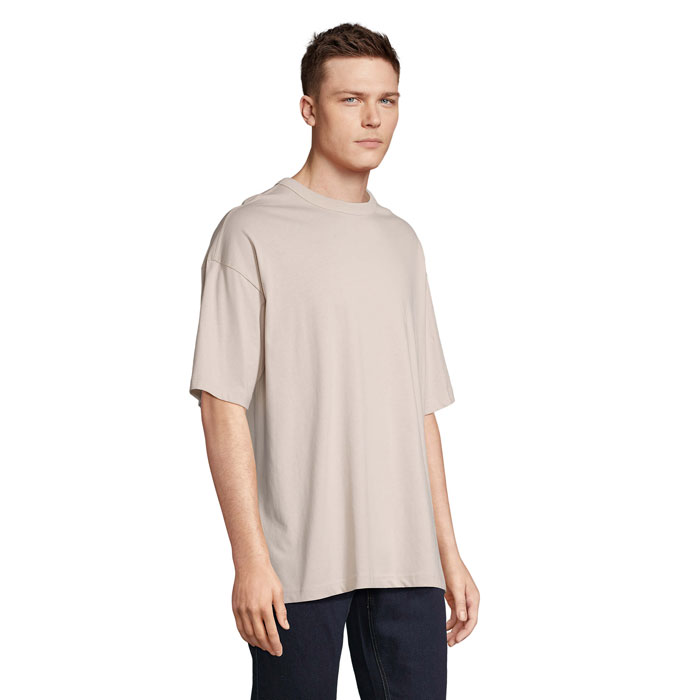 BOXY MEN OVERSIZED T-SHIRT Linen Twin item picture side