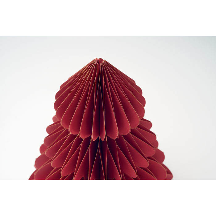 Paper Xmas tree decoration Rosso item detail picture
