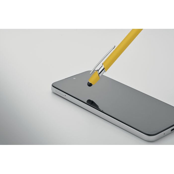 Penna in alluminio riciclato Giallo item picture open