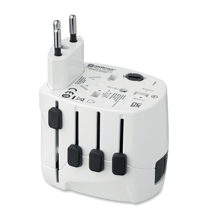 Skross PRO 3-pole world Bianco item picture top