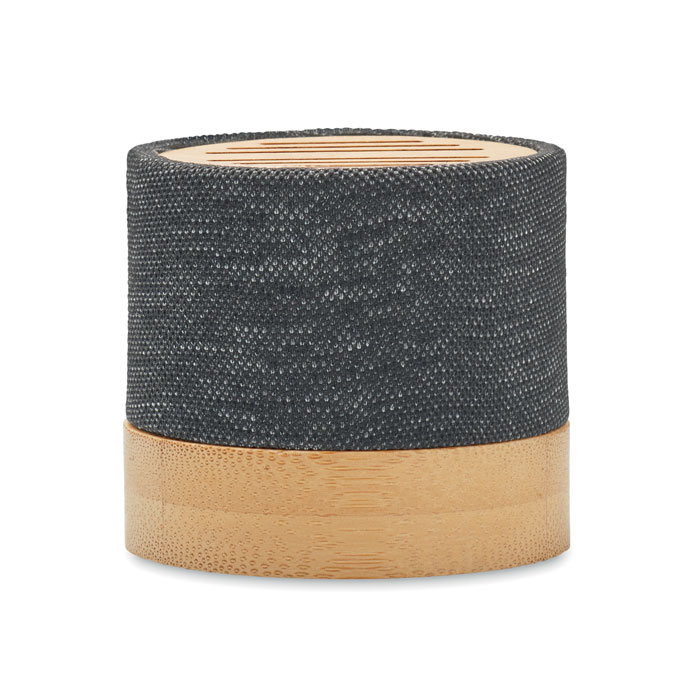 Speaker wireless Bamboo RPET Nero item picture side