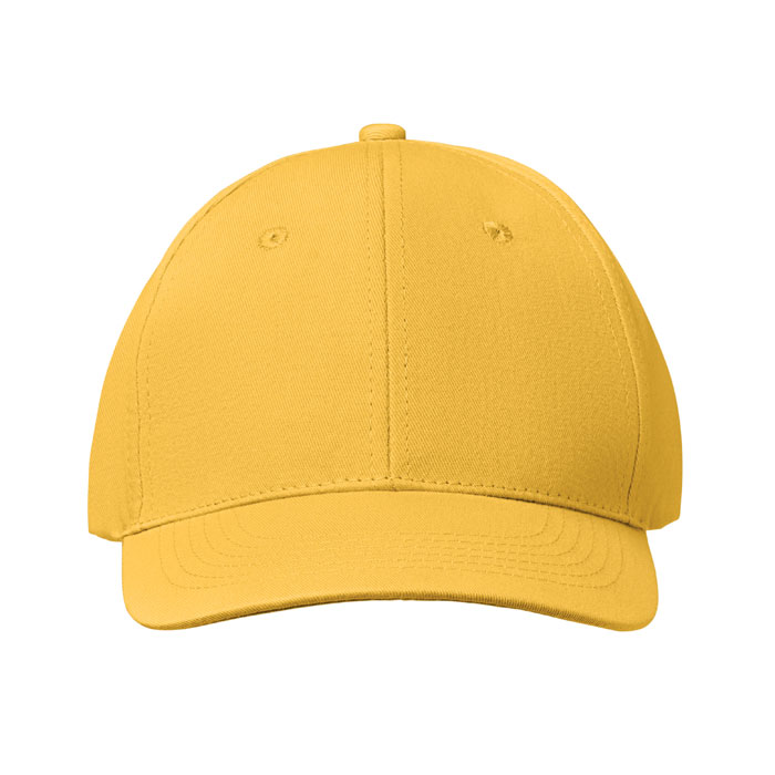 Cappellino da 6 pannelli Giallo item picture top