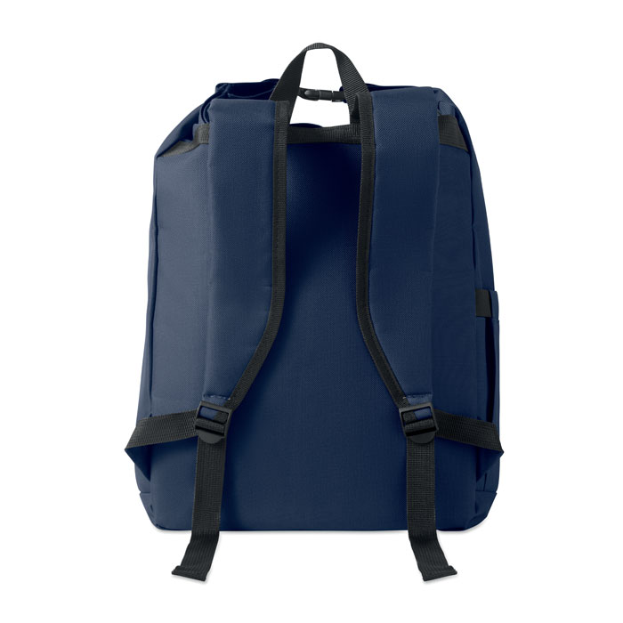 15'' roll top laptop backpack Francese Navy item picture top