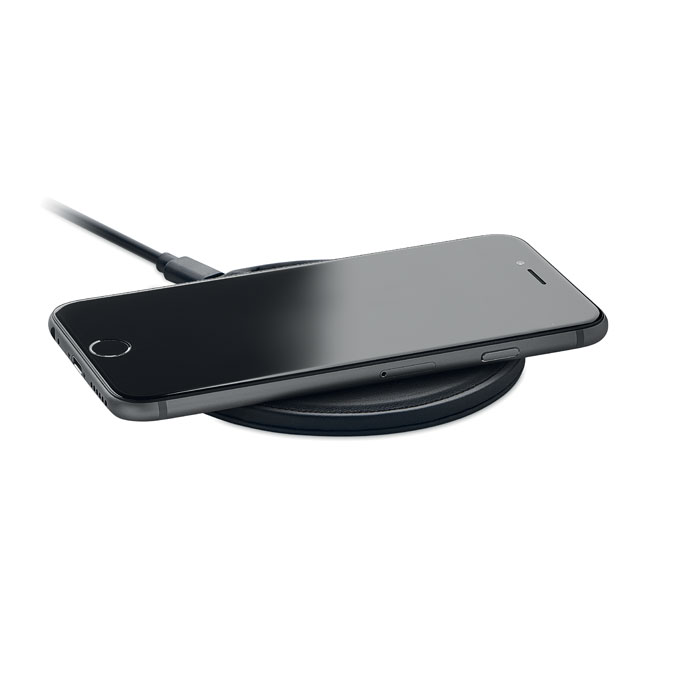 Recycled 15W Wireless charger Nero item picture back