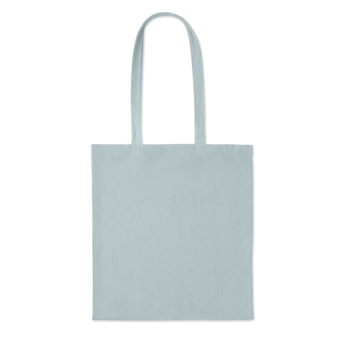 Corduroy shopping bag Blu Bambino item picture side