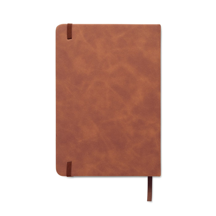 A5 smokey PU notebook Marrone item picture back