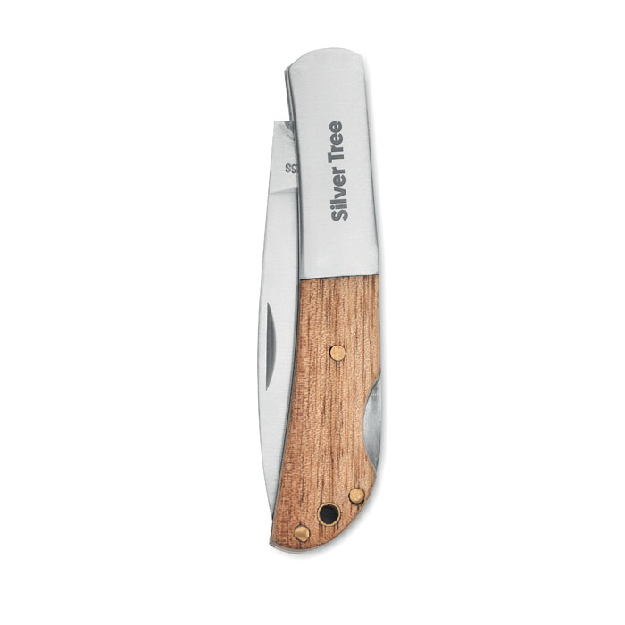 Foldable knife in acacia wood Legno item picture 3