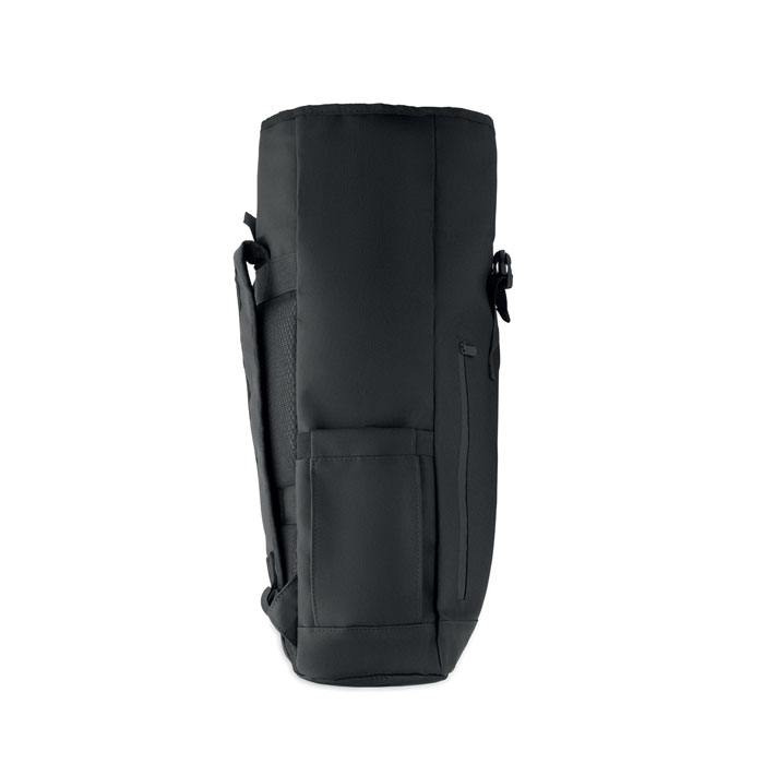 Zaino Rolltop per laptop 600D Nero item picture side