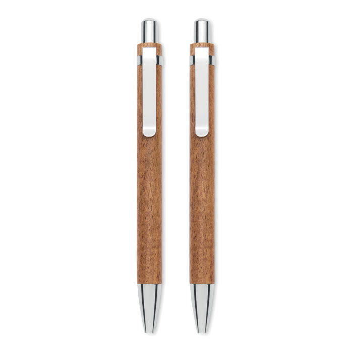 Acacia wood pen and pencil set Legno item picture 1