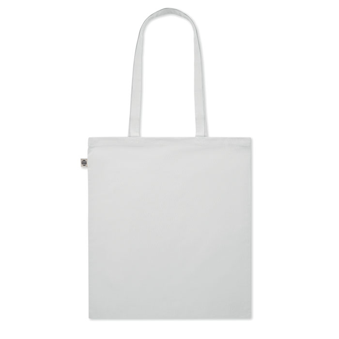 Organic Cotton shopping bag Bianco item picture back