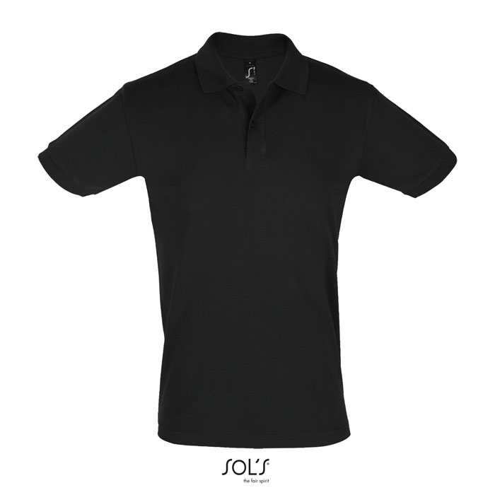 PERFECT MEN POLO 180g black item picture front