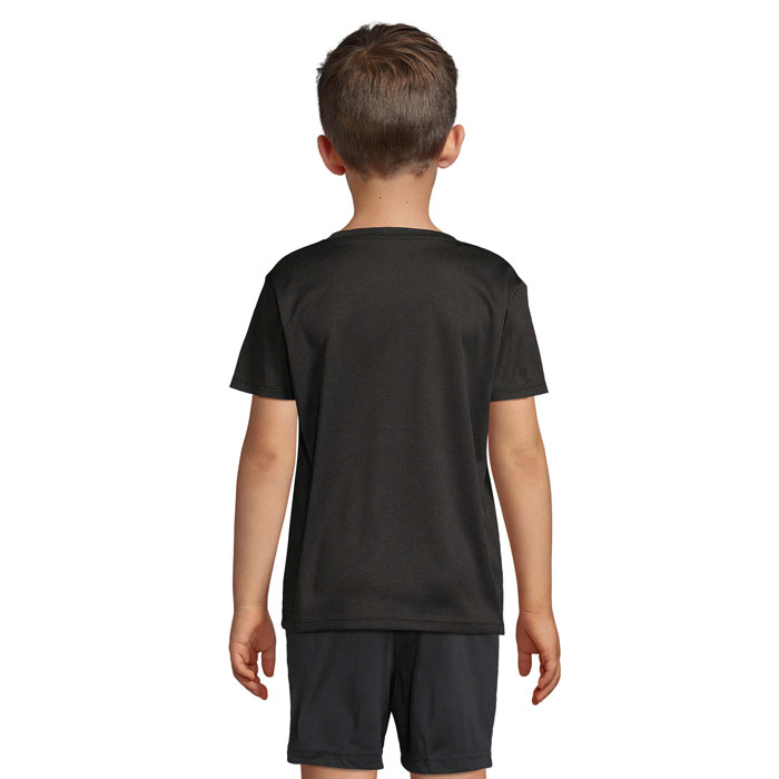 .PRINT KIDS SPORTS T-SHIRT Nero item picture back