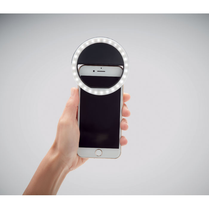 Anello luminoso per selfie black item detail picture