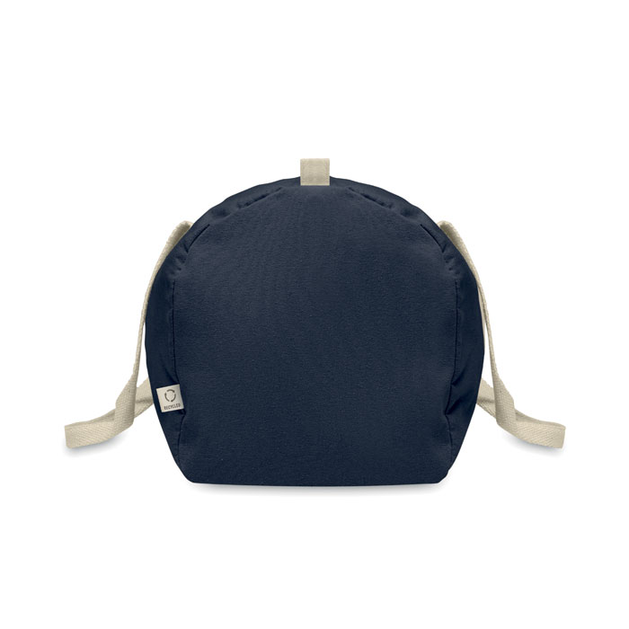 Recycled cotton sports bag Francese Navy item picture open