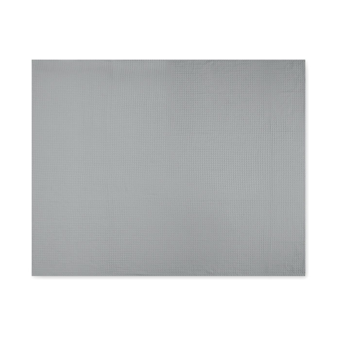 Cotton wafle blanket 350 gr/m² Grigio item picture back