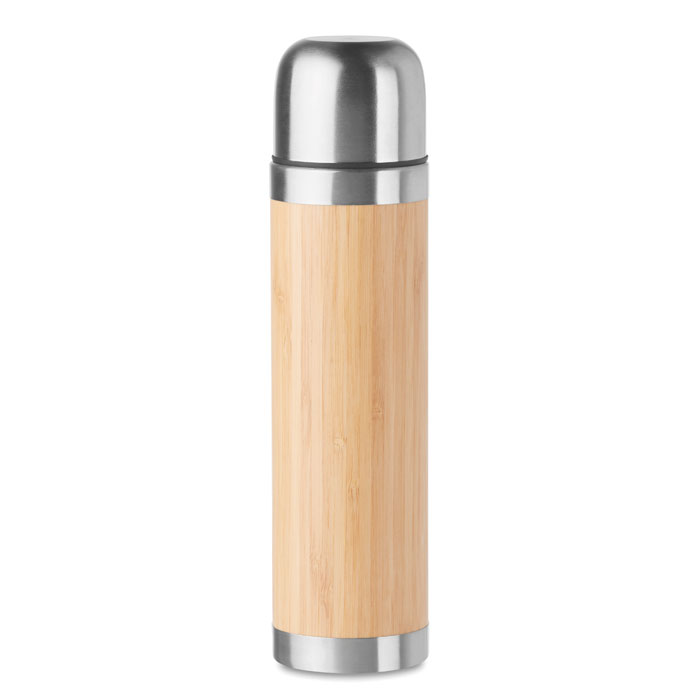 Thermos doppio strato bamboo wood item picture front