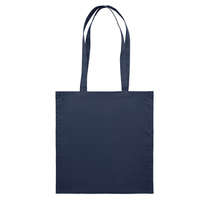 140gr/m² cotton shopping bag Francese Navy item picture side