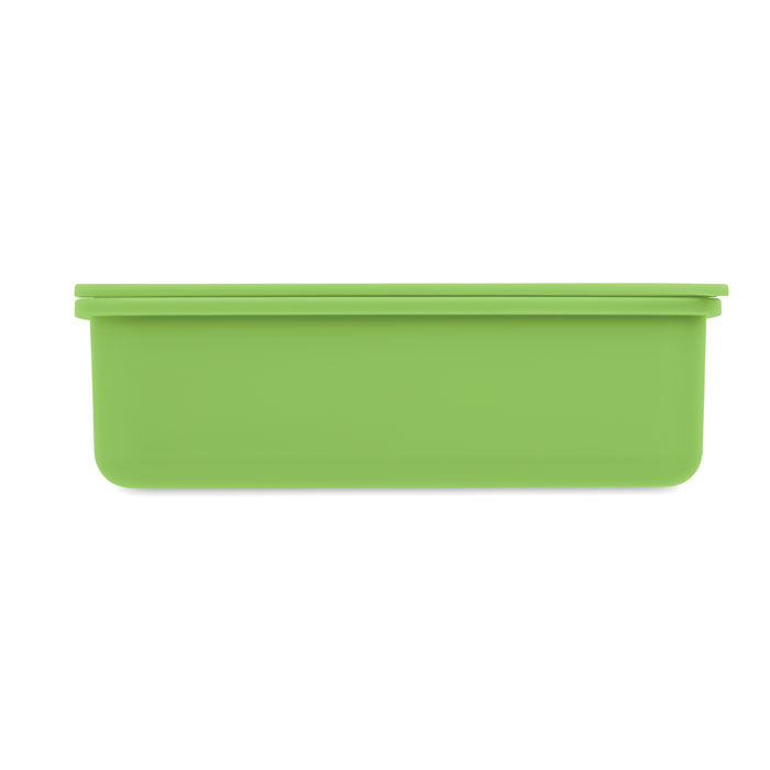 Lunch box with cutlery Lime item picture back